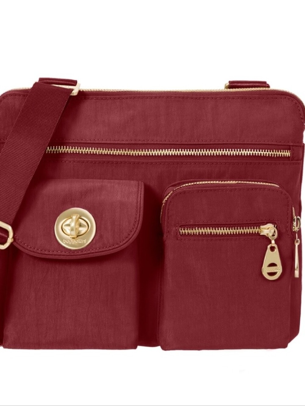 BAGALLINI Burgundy " SYDNEY BAG"  Travel/Casual